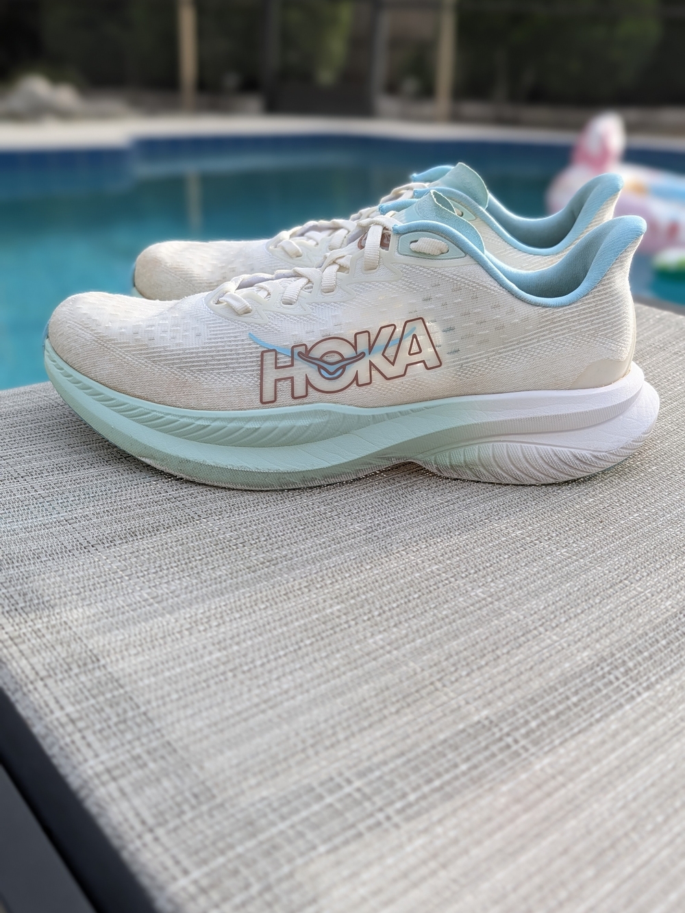 HOKA Mach 6 Women's Size 9 B Frost Aqua